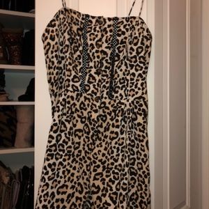 Leopard romper (shorts)